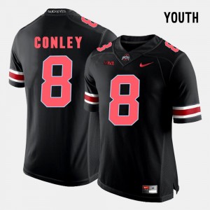 Youth(Kids) #8 Buckeyes Football Gareon Conley college Jersey - Black