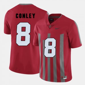 Men's Football Buckeye #8 Gareon Conley college Jersey - Red