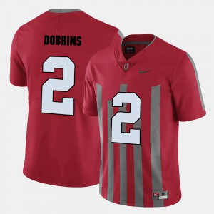 Men's Football #2 Ohio State Buckeyes J.K. Dobbins college Jersey - Red