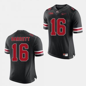 Mens Football Buckeyes #16 J.T. Barrett college Jersey - Black