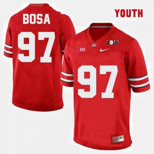 Youth(Kids) #97 Buckeyes Football Joey Bosa college Jersey - Red