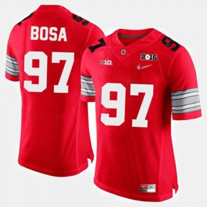Mens Football Buckeyes #97 Joey Bosa college Jersey - Red