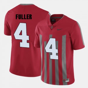 Men Football #4 Ohio State Jordan Fuller college Jersey - Red