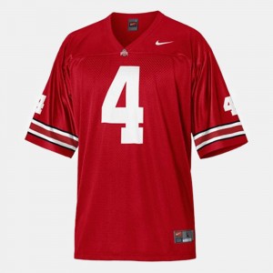 Youth(Kids) Ohio State #4 Football Kirk Herbstreit college Jersey - Red