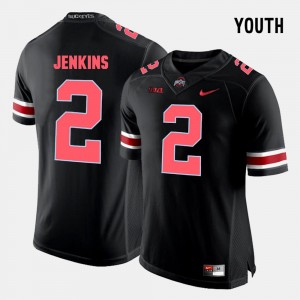 Kids #2 Football Ohio State Malcolm Jenkins college Jersey - Black
