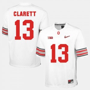 Men Football #13 Ohio State Buckeyes Maurice Clarett college Jersey - White