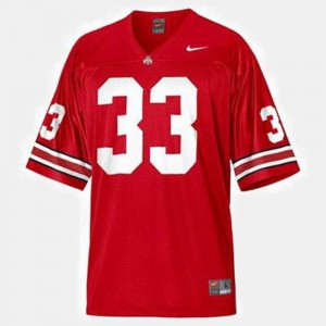 Youth Ohio State Buckeyes Football #33 Pete Johnson college Jersey - Red