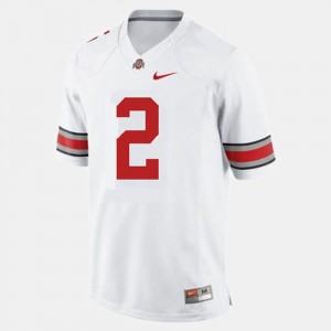 Mens Buckeyes Football #2 Terrelle Pryor college Jersey - White