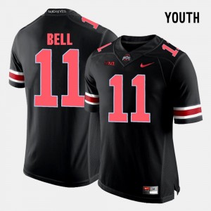 Youth(Kids) Football Ohio State #11 Vonn Bell college Jersey - Black