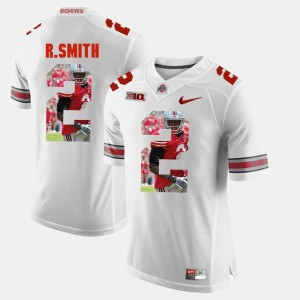 Men's #2 Pictorial Fashion Buckeyes Rod Smith college Jersey - White