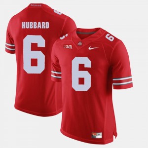 Men's Buckeye #6 Alumni Football Game Sam Hubbard college Jersey - Scarlet