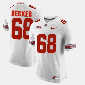 Men's #68 Ohio State Buckeyes Alumni Football Game Taylor Decker college Jersey - White