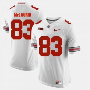 Men Alumni Football Game Buckeye #83 Terry McLaurin college Jersey - White