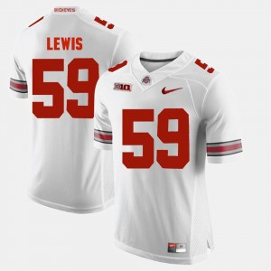 Men's Alumni Football Game Ohio State Buckeye #59 Tyquan Lewis college Jersey - White