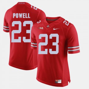 Men's #23 Ohio State Buckeyes Alumni Football Game Tyvis Powell college Jersey - Scarlet