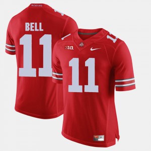 Men Alumni Football Game #11 Ohio State Buckeyes Vonn Bell college Jersey - Scarlet