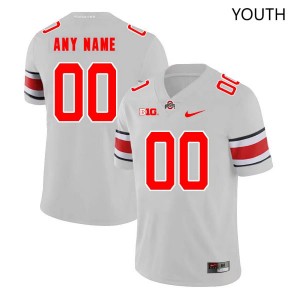 Youth #00 The Fighting Buckeyes Football Custom Limited Jersey - Gary