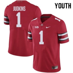 Youth Football #1 Ohio State Buckeyes Quinshon Judkins Limited Jersey - Red